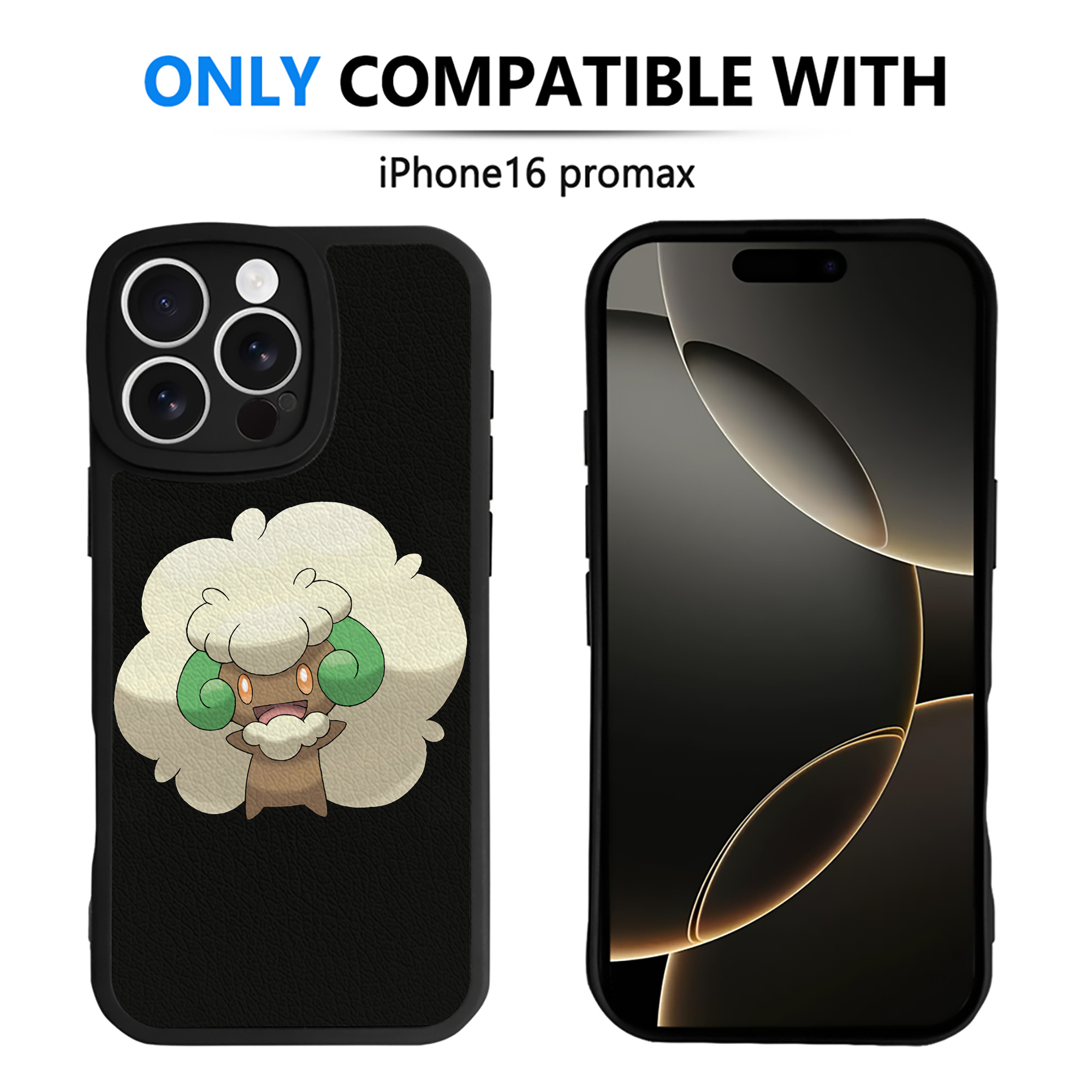 （画像用） ポケットモンスター Pokémon 【iPhone 16シリーズ対応】シリコンスマホケース（レザー調） 材質：シリコン